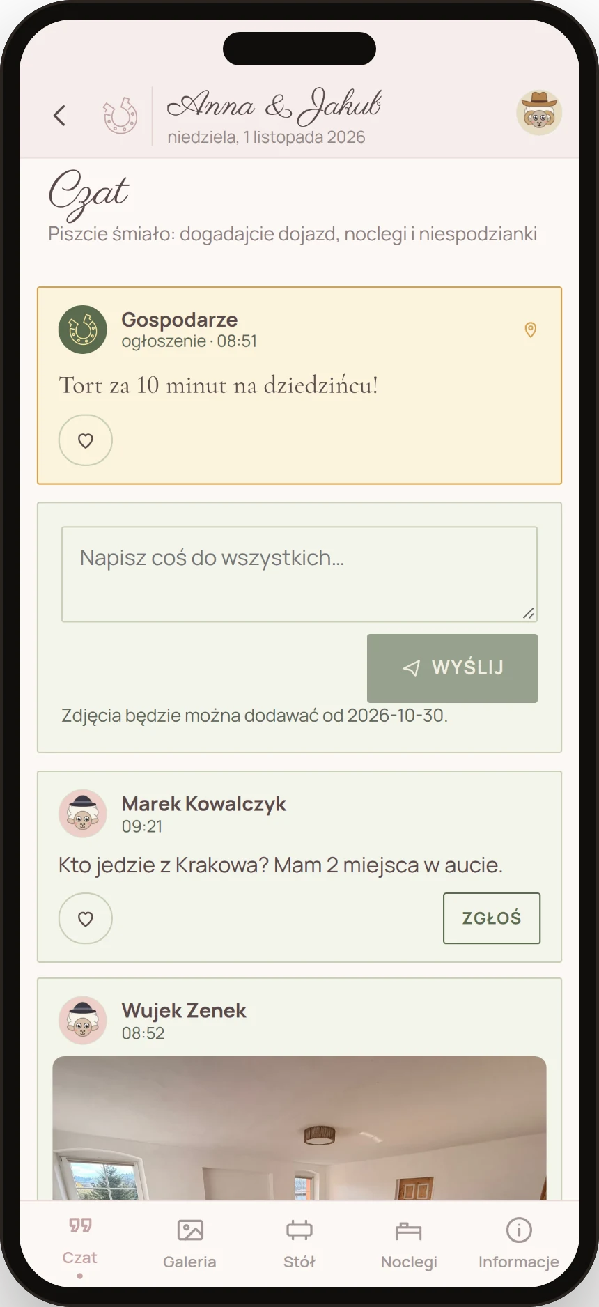 Czat gości i księga
